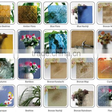 3-8mm Patterned Glass Decoration