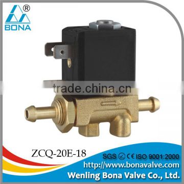 CE manufacturer AC12V 24V 6.5mm 8mm tube connector nipple automatic fully automatical welding machine gas valve solenoid valve