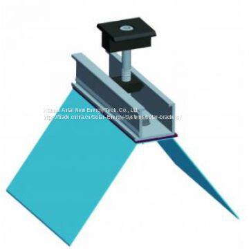 Railless Metal Sheet Mounting System the most economical solution for trapezoidal tin roof