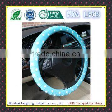 Soft Safety Durable Silicone Car Steering Wheel Cover photo-4