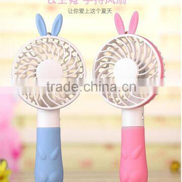 CT-740 The new mini USB charging fan Cartoon charging fan small handheld Outdoor Garden small fan
