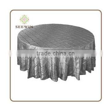 Purple Pintuck Taffeta Tablecloth photo-3