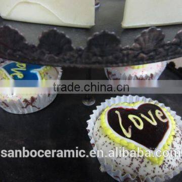 Factory Direct Price Two Tier Crystal Cake Stand Round Shape Metal Cake Stand photo-6