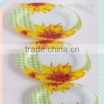 tempered oval glass plates