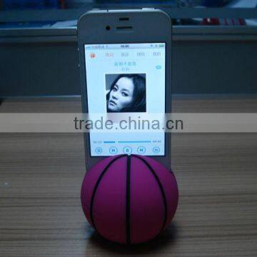 basketball shape silicone loudspeaker horn stand