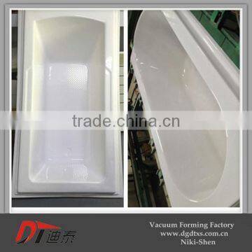Customizable plastic bathtub for adult by vacuum forming