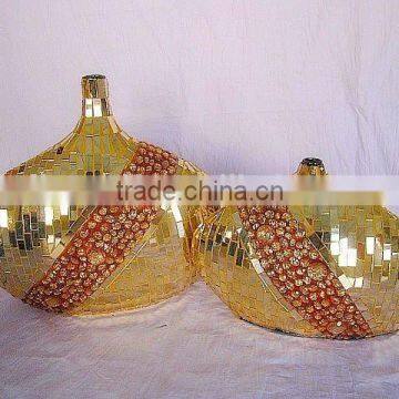 hand made pedestal flower pots