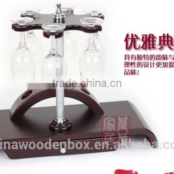 Carving Wooden Wine Holder/Wooden Wine Bottle Design Handmade Wooden Wine Rack With Lighting Refrigerator Wine Rack photo-2