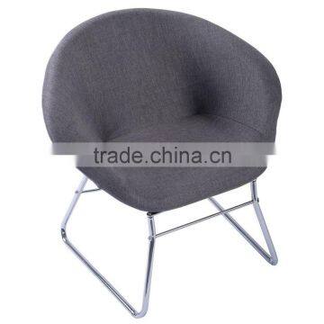 Fashionable Style Newest Dining Chair Fabric Cover With Metal Chair Frames photo-2