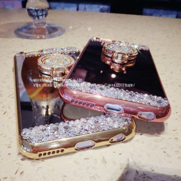 Electroplating Silicone Diamond Mobile Phone Cases for IPhone7/7Plus/6/6s/6plus/6splus Cell Phone Soft Tpu Shell Housing photo-5