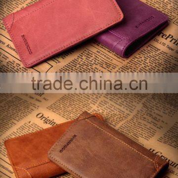 Slim Leather Rfid Card Holder ID Window Leather Card Holders photo-5