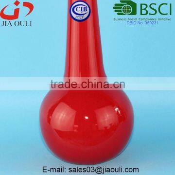 BSCI Certificate Factory Wedding Table Centerpieces Red Chinese Ceramic Vase photo-2