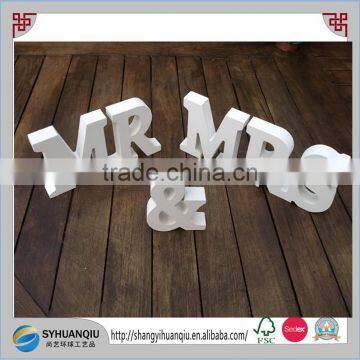 MR & MRS Wooden Letters Wedding Decoration / Present