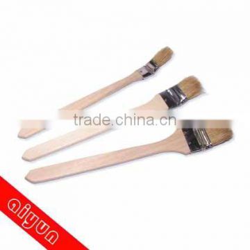 3pcs bent paint brush set paint roller kids bristles wooden handle Elbow