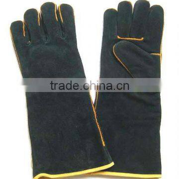 Different Color Safety Cow Split Welding Leather Work Gloves