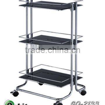 Kitchen Stand Kitchen Shelf, Magazine Rack, Easy Move Metal Storage Rack photo-6