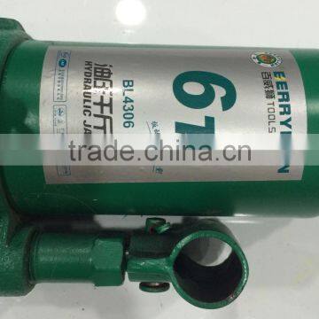 Hydraulic portable green car bottle jack, 6T car bottle jack