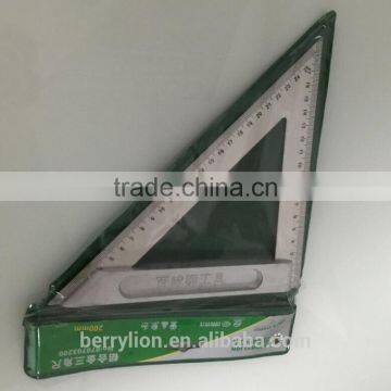 Berrylion Stainless Steel Triangle Ruler 150mm 200mm Scale Ruler photo-6