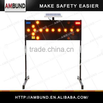 The Middle East Type Solar LED Warning Light Traffic Sign Arrow Board