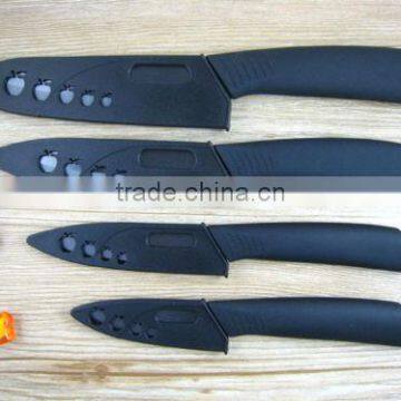4pcs Black Blade Ceramic Knife Set Chef Kitchen Knives 3" 4" 5" 6" + Peeler photo-5