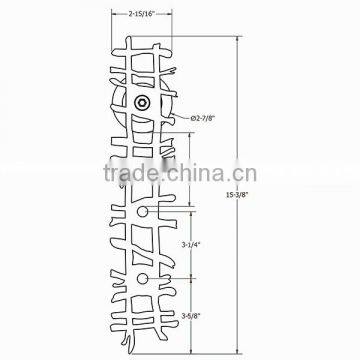 Hot Sale High Quality Customized Bar Flat Track Interior Sliding Barn Door Rollers and Track photo-4