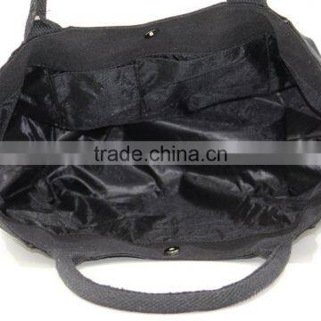 Best Quality Dyed Canvas Tote Bag With Inside Lining & With Padded Rope Handle photo-6