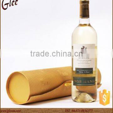 Cylinder Single Bamboo Wine Box