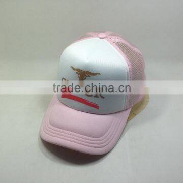Pink Trucker Hat Screen Printing Summer Cap photo-3