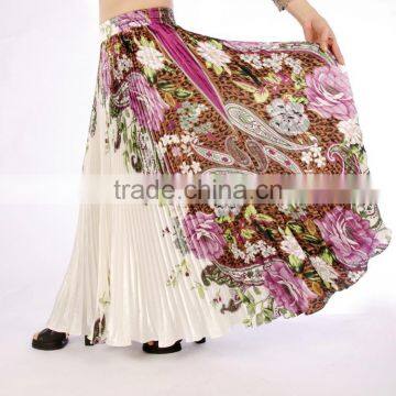 High Quality Belly Dance Long Skirt Ruffle Gypsy Style Belly Dance Wear Skirt photo-5