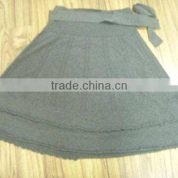 fashion women's short knitted skirt