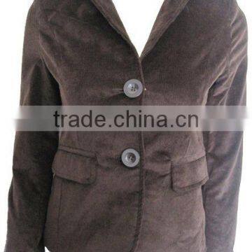 Ladies' Winter PU Slim Fit Basic Jacket Blazer photo-4