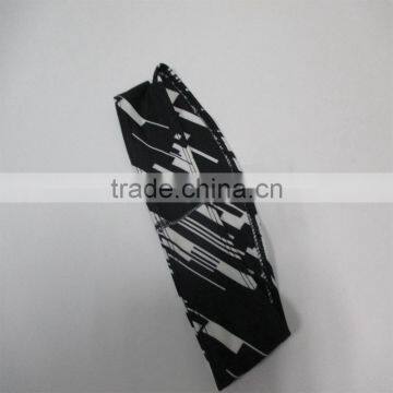 Lycra fabric moisture wicking custom sports head band scarf