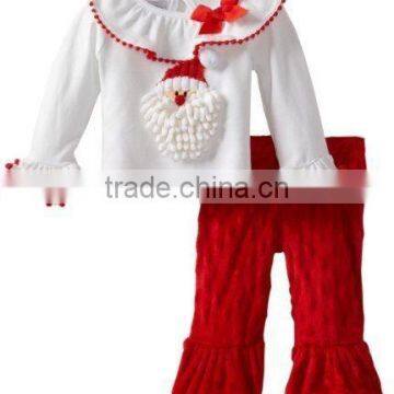 Christmas clothes for babies wholesale children's boutique clothing smocked christmas children outfit