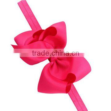F40634A Girls Hairhands Colorful Beautiful Bowties Girl Headband photo-3
