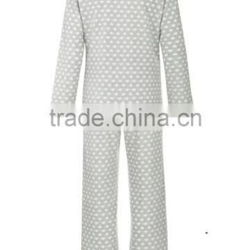 Heart Printed Zip up Plus Size Adult Onesie Pajamas photo-3