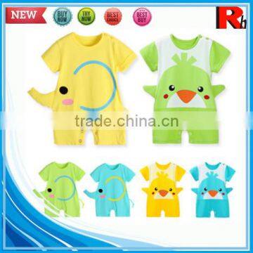 China alibaba cotton printing funny wholesale cute animal cheap prices on baby clothes 2015