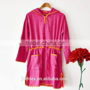 Wholesale Lady Fashion 100% Cotton Bathrobe Made in China photo-3