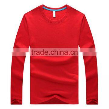 Bulk 100 Cotton Round Neck Custom Plain Mens Long Sleeve t Shirt photo-3