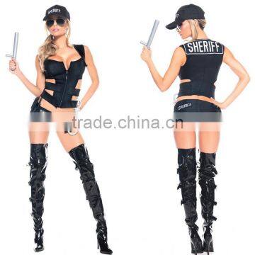 Role play Halloween sex Cosplay policewomen uniform Temptation of uniforms