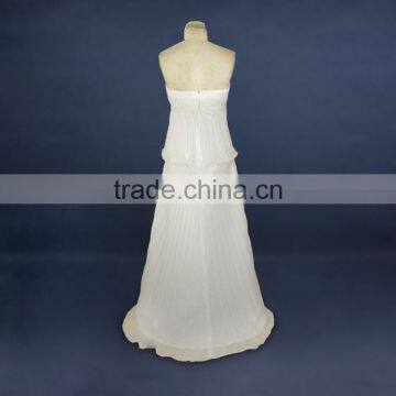 China OEM Supply A Line Strapless Wedding Dress photo-6
