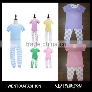 Personalized Striped Children Spring Easter Pajamas photo-2