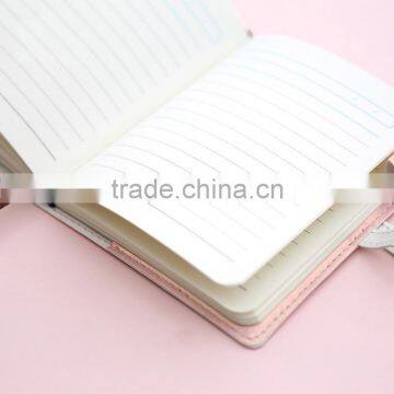 Custom PU Cover Portable Planner Reusable Personal Journal Notebook With Metal Buckle Emboss Logo photo-4