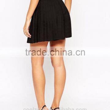 High-rise Waist Pleated Front Shorts Sexy Women Shorts Wholesale photo-2