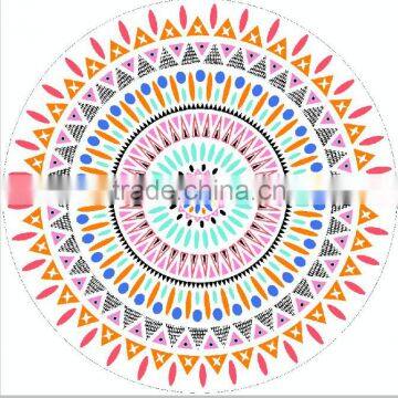 Mandala Round Blanket Sheet Tapestry Picnic Beach Dorm Hippie Boho Throw photo-3
