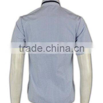 100% Cotton Design China Made Short Sleeve Ladies Formal Checks Shirts Designs photo-3