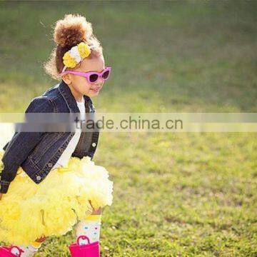 Baby Girls Tutu Petti Skirt Baby Ruffled Skirt Wholesale Sequin Pettiskirt Set With Cotton Top photo-2