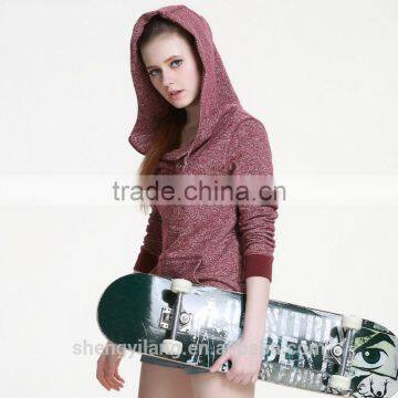 Girls Pure Cotton Spring,autumn Sportswear Slim Fitted Hoodies Athletic Clothing photo-3