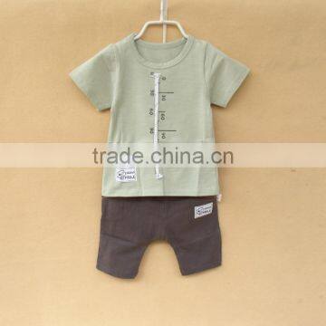 Wholesale Summer Cotton Printing Boys Kids t Shirt With Pants Set photo-4