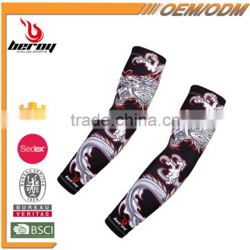 BEROY Spandex Sublimation Printed Cycling Arm Sleeves with Low MOQ