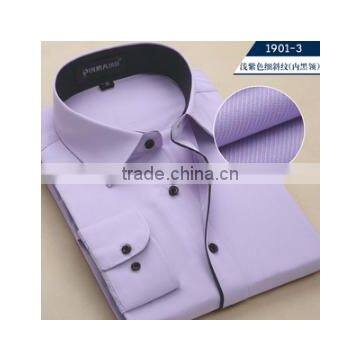 Solid Color Shirt China Supplier Competitive Price Oem Fancy Printed Collar&cuff Western Shirt for Men photo-6